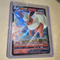 Pokemon Eevee V SWSH065, Flareon V SWSH149, Stufful 154/132 Holo Card Lot - Image 4