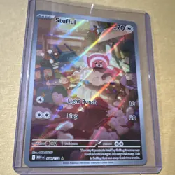 Pokemon Eevee V SWSH065, Flareon V SWSH149, Stufful 154/132 Holo Card Lot - Image 5