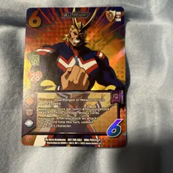 All Might promo foil not for sale universus my hero academia card stock - Image 1