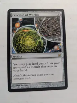 Crucible of Worlds - MTG - Fifth Dawn - LP - See Description - Image 1