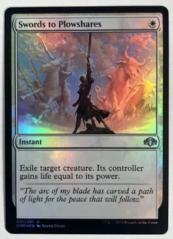 Swords to Plowshares x2 (Foil) DMR Dominaria Remastered Magic The Gathering MTG - Image 2