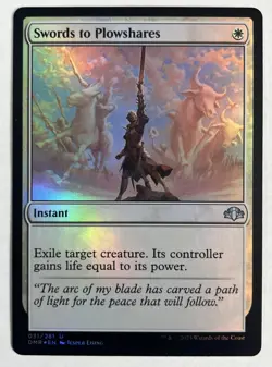 Swords to Plowshares x2 (Foil) DMR Dominaria Remastered Magic The Gathering MTG - Image 4