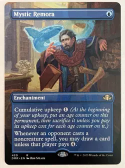 Mystic Remora (Non Foil Borderless) DMR Dominaria Remastered MTG - Image 1