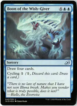 Boon of the Wish-Giver FOIL Uncommon Ikoria: Lair of Behemoths LP MTG - Image 1