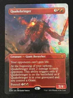 1x MTG Quakebringer (Borderless) - Kaldheim (KHM) #297 - Magic the Gathering - Image 3