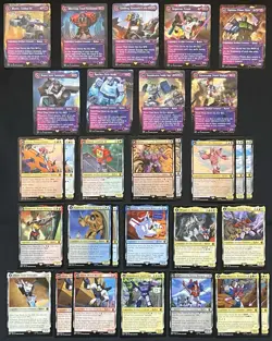 MTG Universes Beyond: Transformers mixed lot (30) Shattered Glass & Regular NM - Image 1