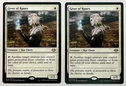 Giver of Runes x2 (Non-Foil) MH1 Modern Horizons Magic The Gathering MTG - Image 1