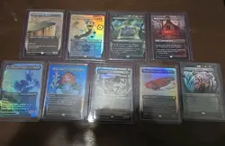 Magic the Gathering lot of 9 Avatar Lorwyn Sets Dual Lands Walls of Ba Sing Se - Image 1