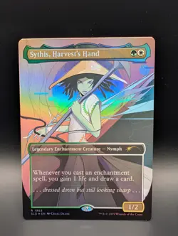 MTG - Sythis, Harvest's Hand - RAINBOW FOIL BORDERLESS - SLD #1963 - Rare - Image 1