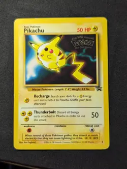 Pokemon TCG Pikachu WoTC Promo 4 LP- - Image 1