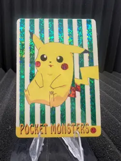 Pokemon Vintage Pocket Monsters Vending HOLO Prism Sticker Bandai 1999 Nintendo - Image 1