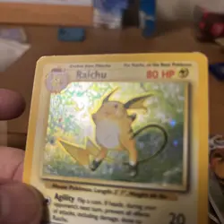 Pokemon TCG Raichu Base Set 14/102 Holo 1999-2000 Wizards Base Set Copyright... - Image 2