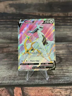 Pokemon TCG Arceus v Brilliant Stars Holo Ultra Rare Card 165/172 Full Art - Image 1