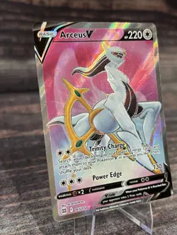 Pokemon TCG Arceus v Brilliant Stars Holo Ultra Rare Card 165/172 Full Art - Image 2