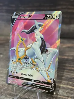 Pokemon TCG Arceus v Brilliant Stars Holo Ultra Rare Card 165/172 Full Art - Image 3