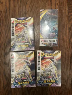 4 X Pokemon SWSH Brilliant Stars Build And Battle Box Sealed Excellent Condition - Image 3