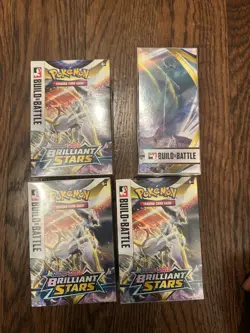 4 X Pokemon SWSH Brilliant Stars Build And Battle Box Sealed Excellent Condition - Image 5
