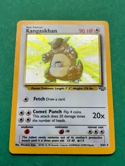 Pokemon TCG Kangaskhan Holo Rare Jungle 5/64 Lightly Played - Image 4