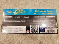 POKEMON CENTER – MEGA EVOLUTIONS ASCENDED HEROES ELITE TRAINER BOX ETB (DAMAGED) - Image 4