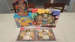 Pokemon Ascended Heroes Lot ETB Elite Trainer Box Pin Collection Larry Blister - Image 1