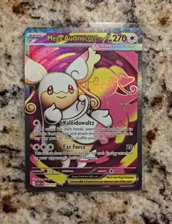 Pokemon TCG NM Mega Audino ex 253/217 Ultra Rare ME03:Ascended Heroes Pack Fresh - Image 1