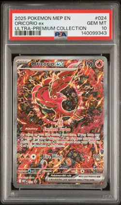 2025 POKEMON MEP PROMO ULTRA-PREMIUM COLLECTION #024 ORICORIO EX PSA 10 - Image 1