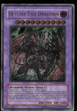 Destiny End Dragoon (UTR) LODT-EN042 ENHANCED TWED Ultimate Rare Yu-Gi-Oh - Image 1