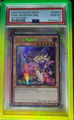 Yu-Gi-Oh! Dark Magician Girl MP24-EN053 1st Edition PSA 10 Gem Mint - Image 1