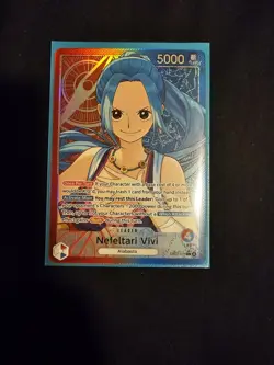 Bandai One Piece CCG Heroines Nefeltari Vivi EB03-001 Foil Leader 5000 Power - Image 1
