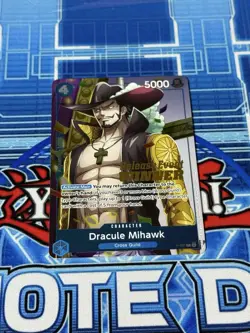 Dracule Mihawk (OP11 Release Event Winner) P-081 One Piece Promotion Cards Foil - Image 1