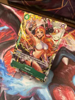 One Piece CCG Nami Super Rare Foil Card OP14-031 Alt Art - Image 4