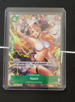 One Piece Nami OP14-031 Alt Art SR The Azure Sea’s Seven English - Image 1