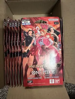 One Piece Heroines Edition EB-03 Sleeved Booster Packs SEALED (Lot of 20) - Image 1