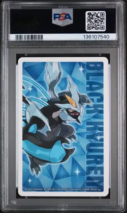 2012 POKEMON BLACK 2 PLAYING CARDS 3 OF HEARTS EMOLGA PSA 10 - Image 2