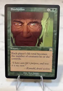 Biorhythm Onslaught Regular NM Magic The Gathering MTG Card - Image 1