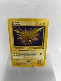 Pokemon TCG Zapdos Fossil, Unlimited Rare, Vintage WOTC Card 30/62 - Image 2