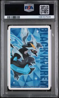 2012 POKEMON BLACK 2 PLAYING CARDS 3 OF HEARTS EMOLGA PSA 10 - Image 2