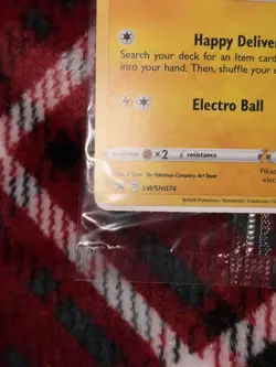 Pokemon Center SPECIAL DELIVERY PIKACHU SWSH074 2020 Promo Card Sealed - Image 5