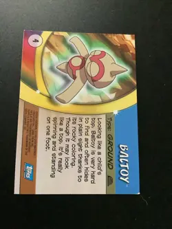 Pokemon Card - Baltoy #4 - Advanced Challenge - Topps Foil - Image 2