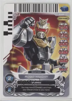 2013 Saban's Power Rangers - Action Card Game Robo Knight #3-011 - Image 1
