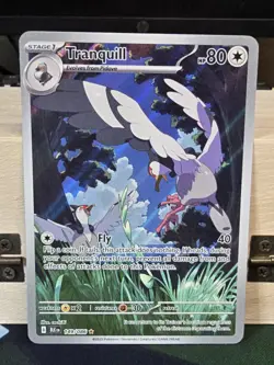 NM Tranquil 149/086 Black Bolt Illustration Rare Pokemon Card Near Mint - Image 1
