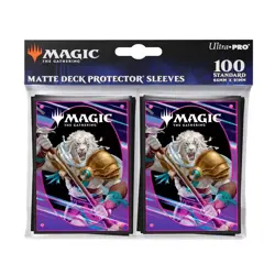 Ultra Pro card deck Sleeves Magic the Gathering Foundations Ajani - Image 1