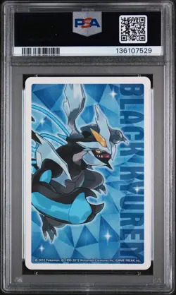 2012 POKEMON BLACK 2 PLAYING CARDS ACE OF CLUBS SNIVY PSA 9 - Image 2