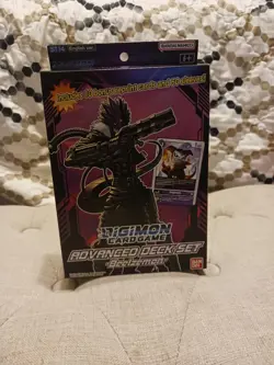 Digimon CCG Beelzemon Advanced Deck Set w/Beelzemon ST14-08 Alternate Art Card 4549660863090 - Image 1