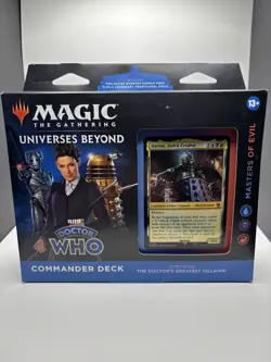 Magic: The Gathering Universes Beyond Doctor Who Commander Deck Masters of Evil - Image 1