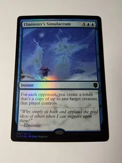 Elminster's Simulacrum Commander Legends: Battle for Baldur's Gate Foil - Image 1