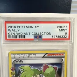 2016 Pokemon XY Generations Radiant Collection Wally HOLO #RC27 PSA 9 Mint - Image 2