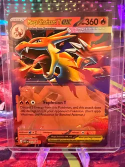 Pokemon Tcg Mega Charizard Y Ex Promo NM Pack Fresh - Image 1