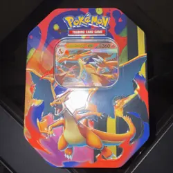 Pokemon TCG: Mega Charizard Y Ex Tin English In Stock Ready To Ship - Image 1
