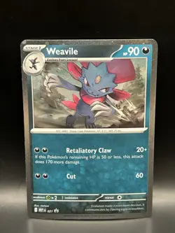 Weavile 021 - Pokemon Mega Evolution Black Star Promo Card - NM - Image 1